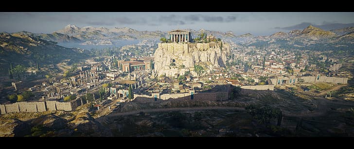 Assassin's Creed, Assassin's Creed: Odyssey, Athens, Greece, HD wallpaper