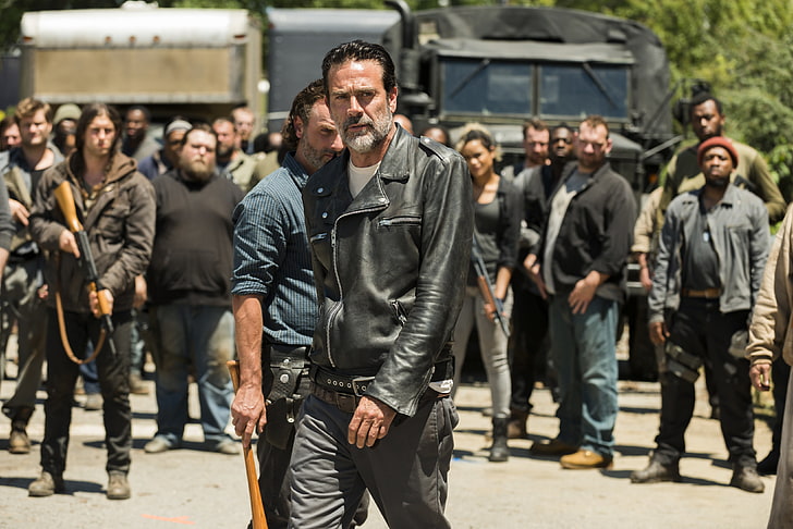 Jeffrey Dean Morgan, The Walking Dead, Rick Grimes, Andrew Lincoln, HD wallpaper