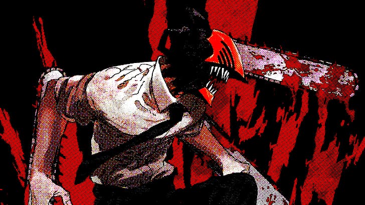 HD wallpaper: Denji (Chainsaw Man), red, dark, anime, manga | Wallpaper  Flare