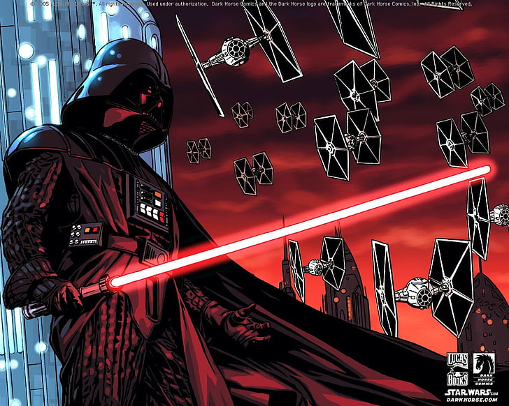 HD wallpaper: Star Wars, Dark Horse Comics, Darth Vader, Lightsaber, Red  Lightsaber | Wallpaper Flare