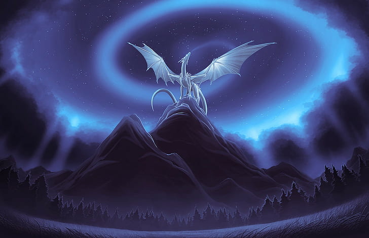 dragon, fantasy art