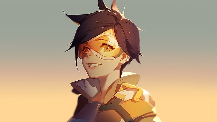 Overwatch, video game characters, Tracer (Overwatch), one person