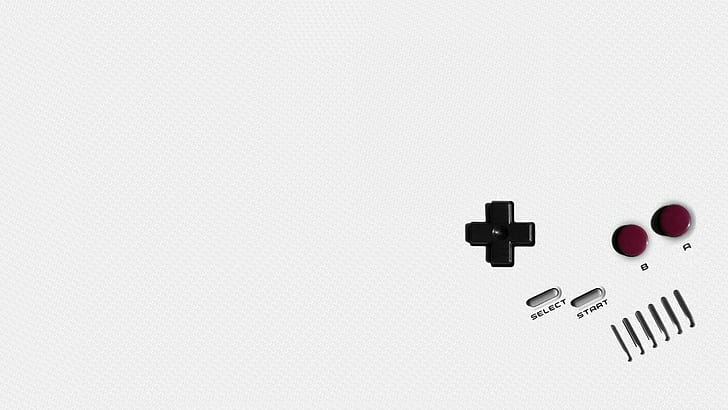 GameBoy, gamepad, minimalism, video games, HD wallpaper