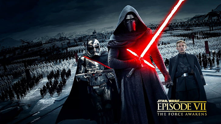 Star Wars, science fiction, lightsaber, Star Wars: The Force Awakens, HD wallpaper