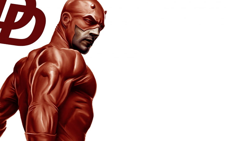 Daredevil, Marvel comics, Matt murdock, Costume, Art, copy space, HD wallpaper