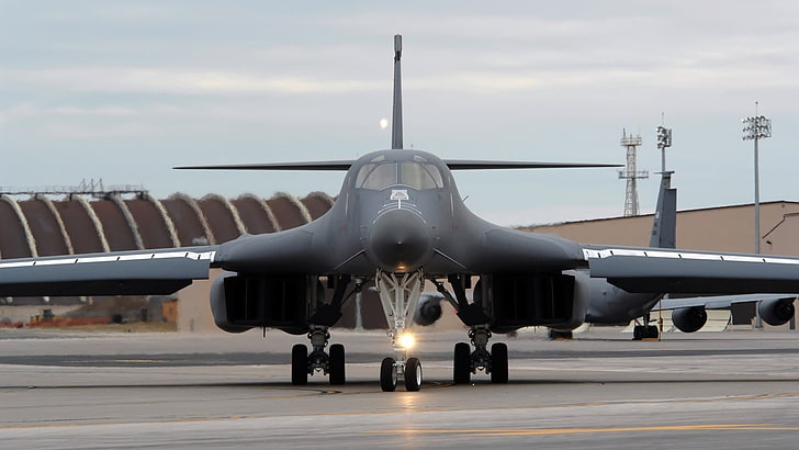 gray plant, military aircraft, airplane, sky, jets, Rockwell B-1 Lancer