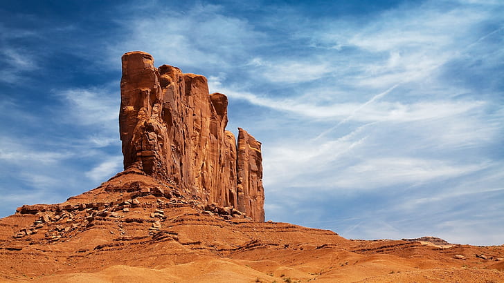 nature, landscape, desert, rock, sandstone, rock formation, HD wallpaper
