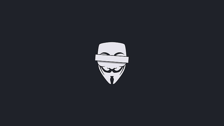 Guy Fawkes wallpaper, guy fawkes mask illustration, Anonymous, HD wallpaper