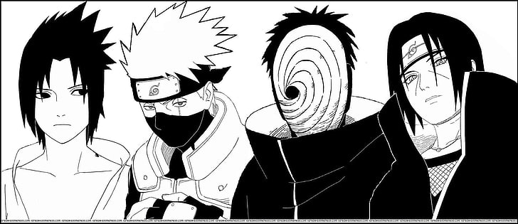 VGFD Naruto Shippuden Temporada 2 Naruto Sasuke Comic Anime Art 4k