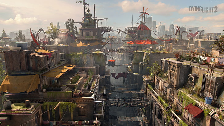 Dying Light 2, E3 2018, screenshot, 4K, architecture, sky, building exterior, HD wallpaper