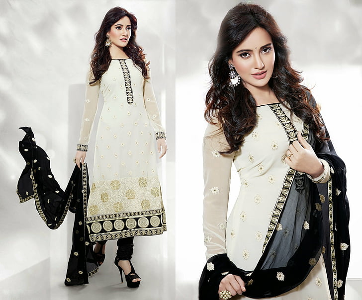 Actresses, Neha  Sharma, Indian, Model, National Dress, Neha Sharma, HD wallpaper