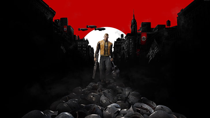 Wolfenstein 2: The New Colossus, E3 2017, poster, 4k