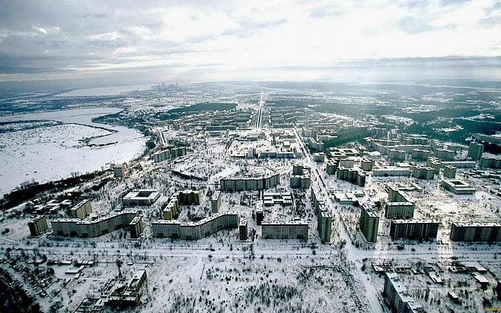 chernobyl, ghost, pripyat, town, ukraine