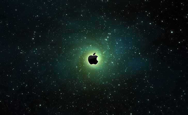 HD wallpaper: Apple Galaxy, Apple logo with nebula background wallpaper,  Computers | Wallpaper Flare
