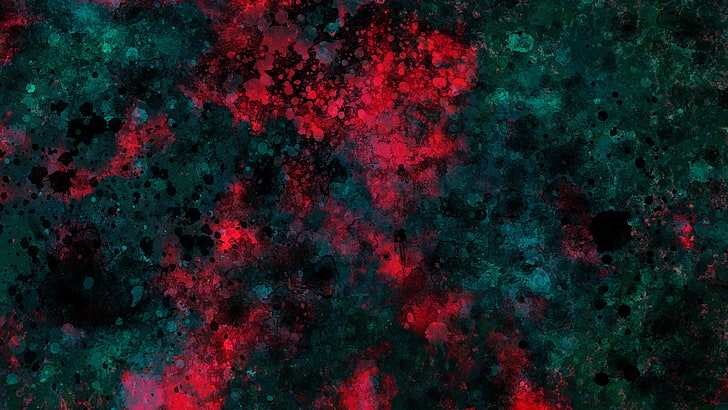 HD wallpaper: red, black, and green abstract digital wallpaper, watercolor  | Wallpaper Flare