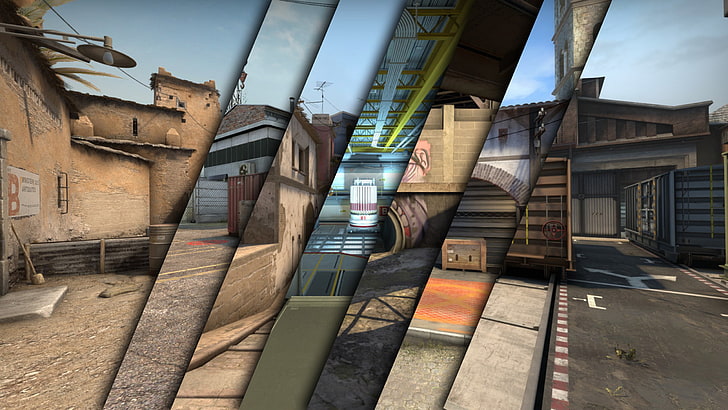 Counter-Strike: Global Offensive, active map pool, video games, HD wallpaper