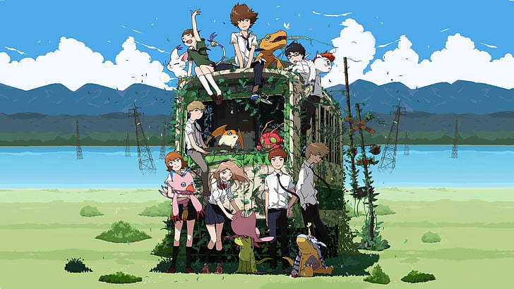 Digimon Adventure, Taichi Yagami, Sora Takenouchi, Agumon, Digimon Tri, HD wallpaper