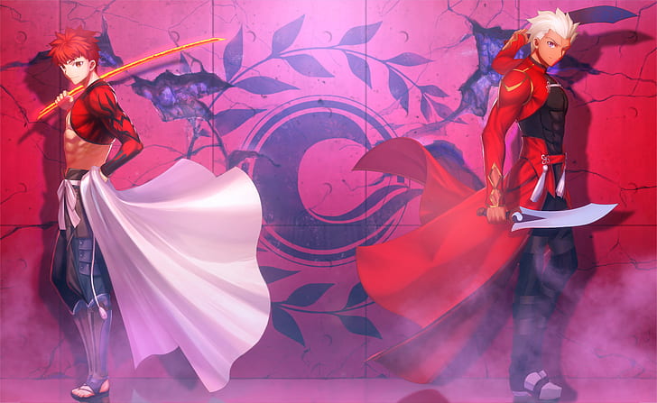 Fate Series, Fate/Grand Order, Archer (Fate/Grand Order), Saber (Fate Series), HD wallpaper