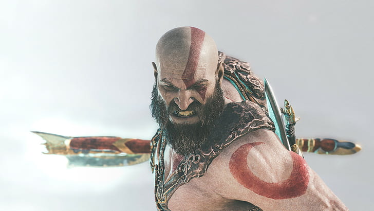 Kratos, God of War, God of War (2018), god of war 4 HD wallpaper