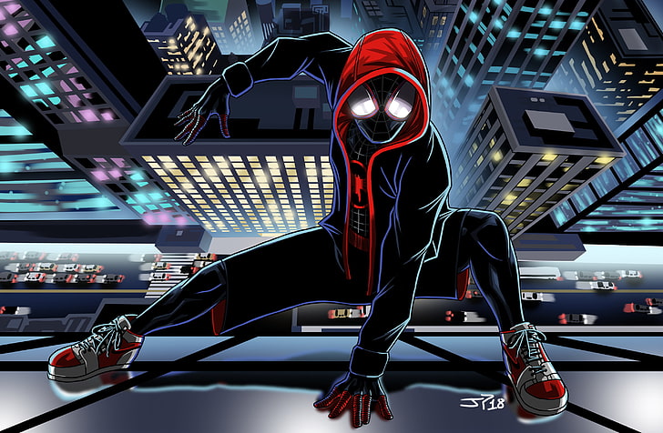 Miles Morales, Spider-Man, Marvel Comics, HD wallpaper