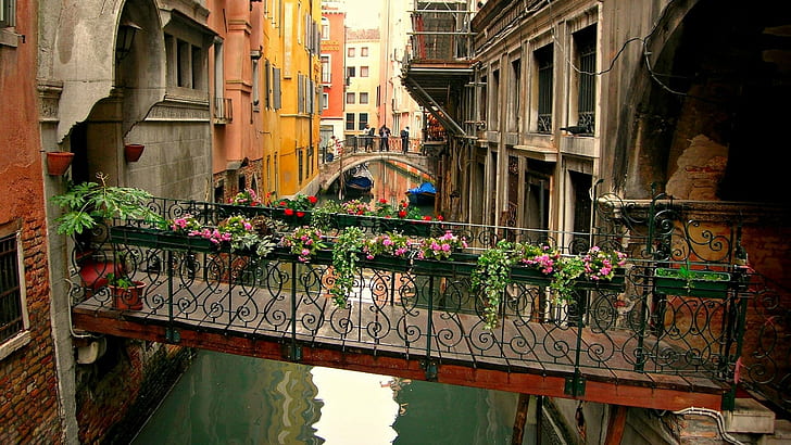 window, building, water, architecture, Venice, house, reflection