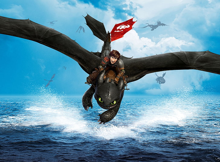How to Train Your Dragon 2 2014, How To Train Your Dragon Hiccup and Toothless wallpaper