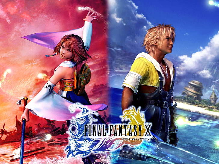 Final Fantasy X, Tidus, Yuna, HD wallpaper