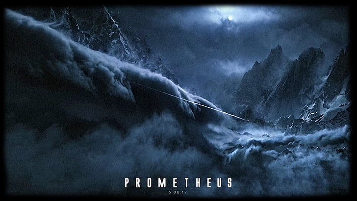 Prometheus poster, movies, Prometheus (movie), cloud - sky, nature, HD wallpaper