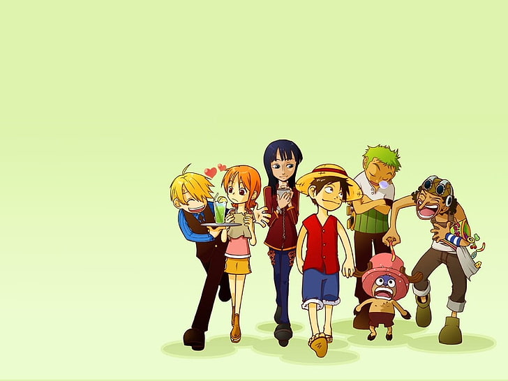 HD wallpaper: One Piece, anime, Monkey D. Luffy, Sanji, Nami, Nico Robin |  Wallpaper Flare