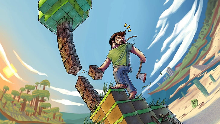 Steve (Minecraft) 1080P, 2K, 4K, 5K HD wallpapers free download | Wallpaper  Flare