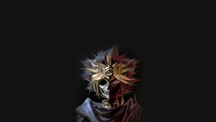 Yu-Gi-Oh! illustration, yugioh, black, disguise, mask, mask - disguise, HD wallpaper