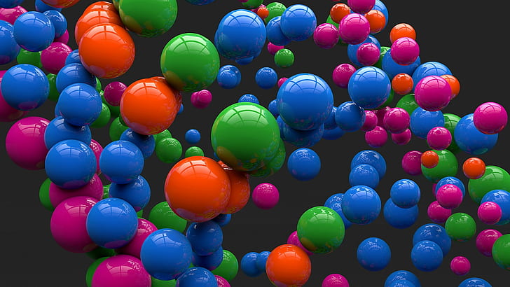 Shiny Blues And Reds On A Black Background 3d Balls Abstract Background  With 3d Spheres Hd Photography Photo Background Image And Wallpaper for  Free Download