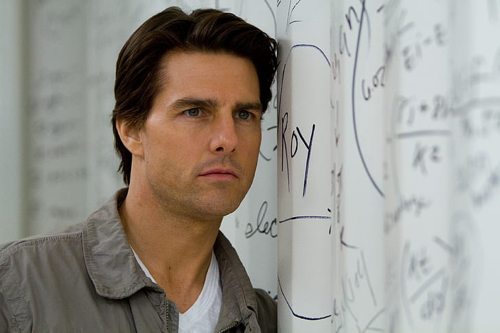 Tom Cruise, American actor, Handsome, Portrait, men's gray button up shirt