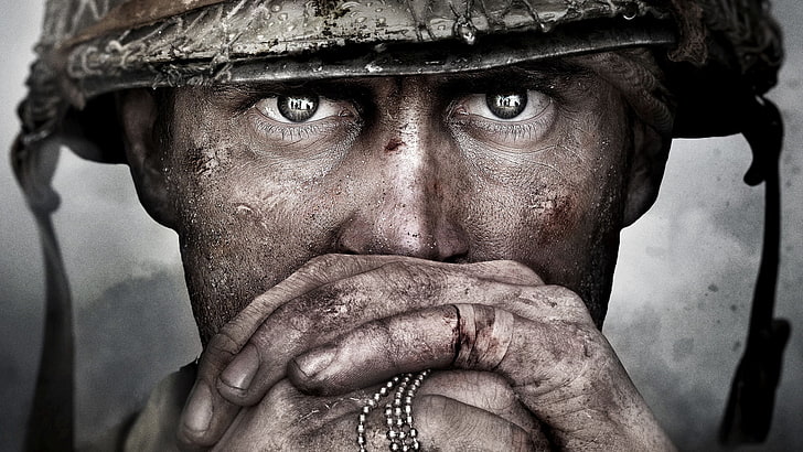 Call of Duty digital wallpaper, video games, Call of  Duty WWII