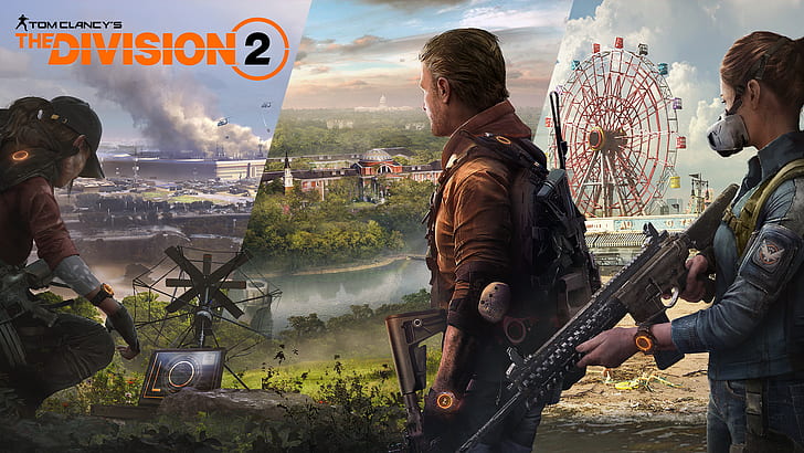 HD wallpaper: Tom Clancy's The Division 2, Video Game Art, PC gaming, video  games | Wallpaper Flare