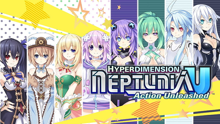 Hyperdimension Neptunia, Noire (Hyperdimension Neptunia), Neptune (Hyperdimension Neptunia), HD wallpaper