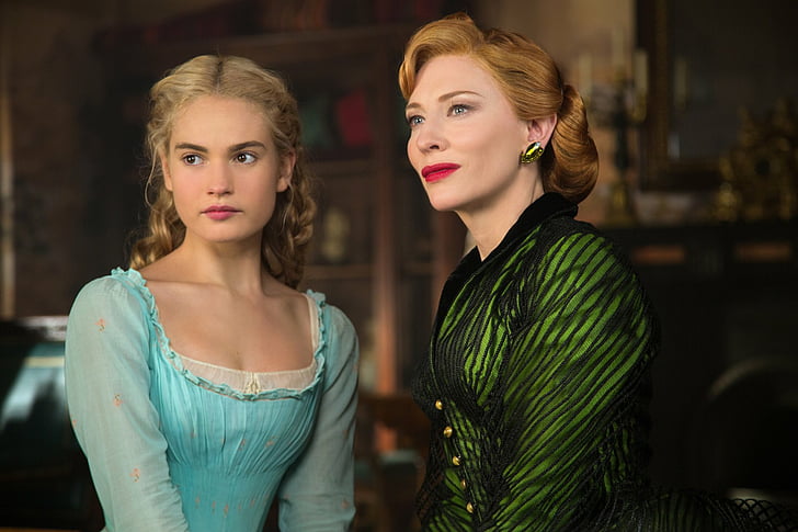 Movie, Cinderella (2015), Cate Blanchett, Lily James
