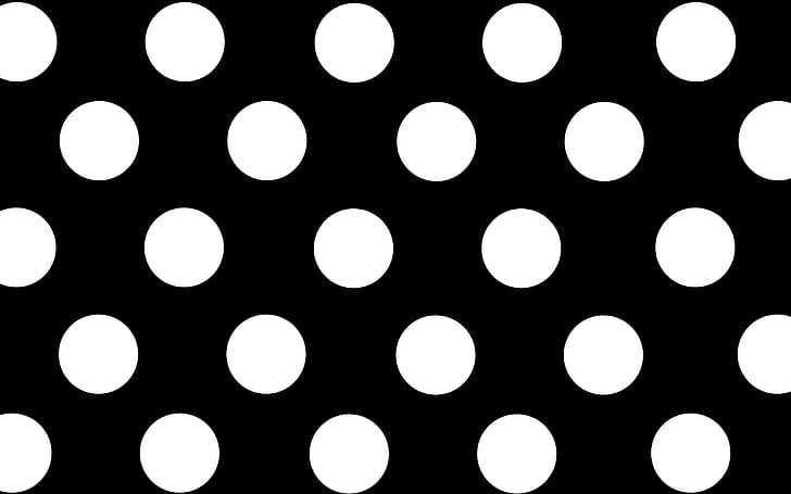 Dots, White Dots, Pattern, HD wallpaper