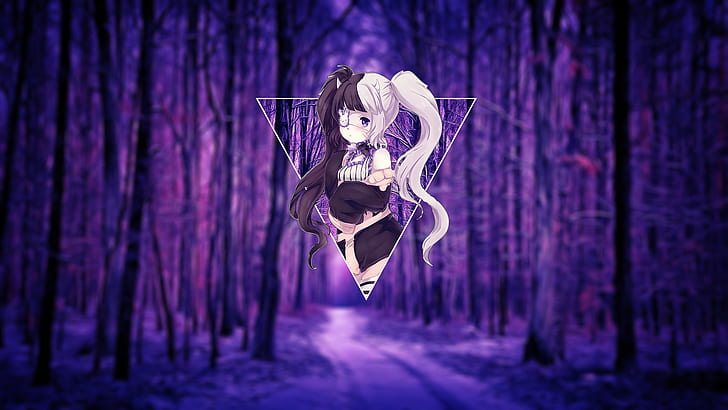 Anime Aesthetic  Purple Background Wallpaper Download  MobCup