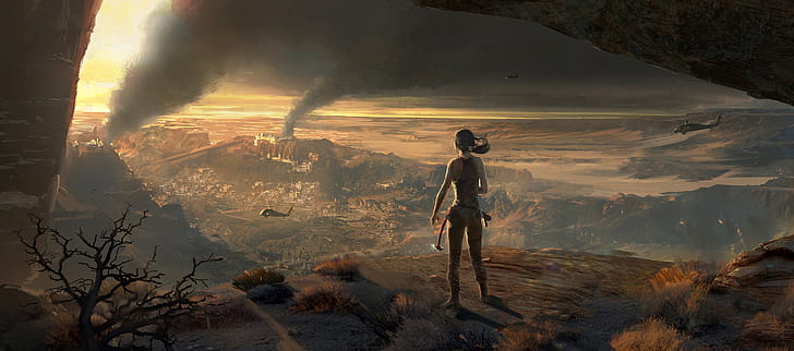 Rise of the: Tomb Raider, Lara Croft, tomb raider game application, HD wallpaper