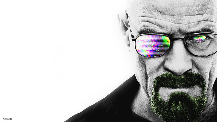 solid color, Photoshop, Breaking Bad, Bryan Cranston, Walter White, HD wallpaper
