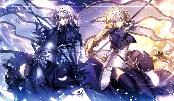 two female anime character digital wallpaper, Fate Series, Fate/Grand Order, HD wallpaper