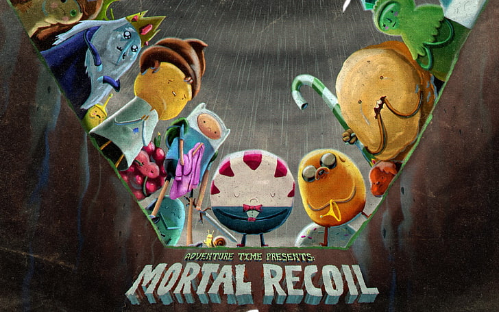 Mortal Recoil digital wallpaper, Adventure Time, Finn the Human, HD wallpaper