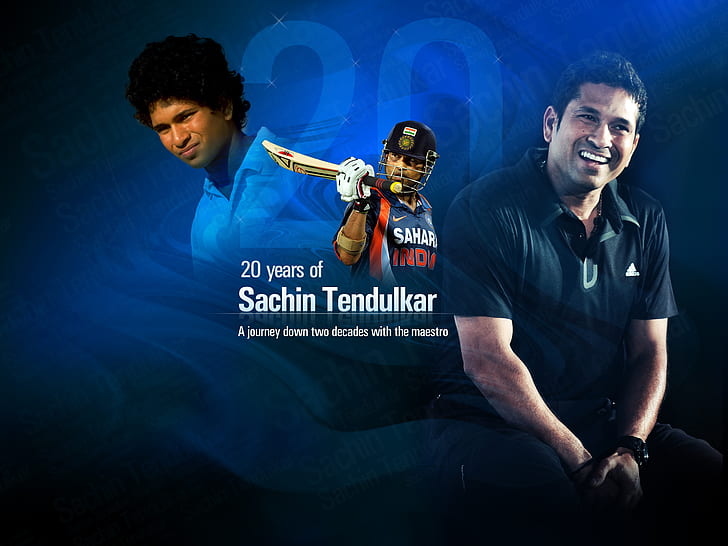 HD wallpaper: 20 Years of Sachin Tendulkar | Wallpaper Flare