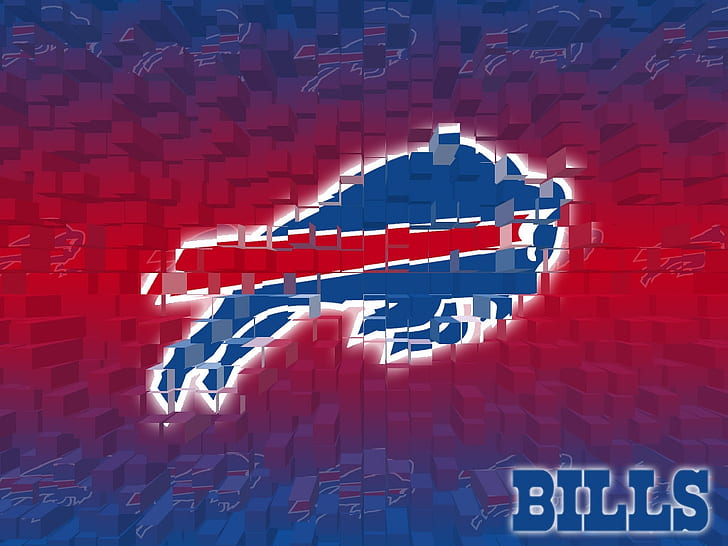 3D logo NFL Buffalo Bills Sports Football HD Art, Professional