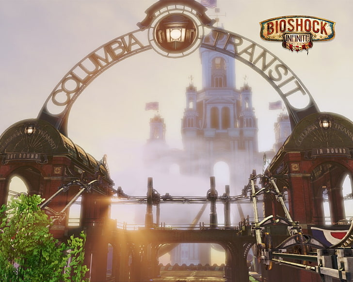 BioShock Infinite, video games, architecture, built structure