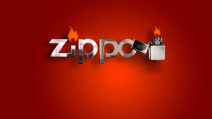 Zippo Lighter, logo, HD wallpaper