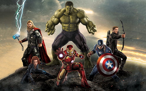 Marvel Avengers wallpaper, Avengers: Age of Ultron, The Avengers HD wallpaper