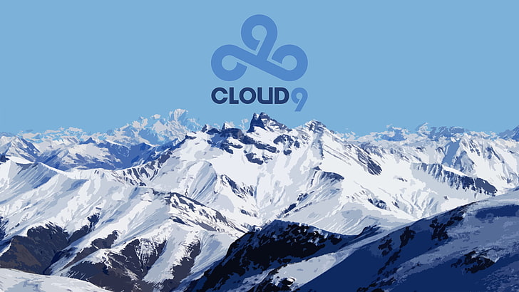 Cloud9, e-sports, snow, cold temperature, winter, mountain, HD wallpaper