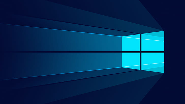 Microsoft, Minimal, Stock, Logo, Windows 10, 4K HD wallpaper